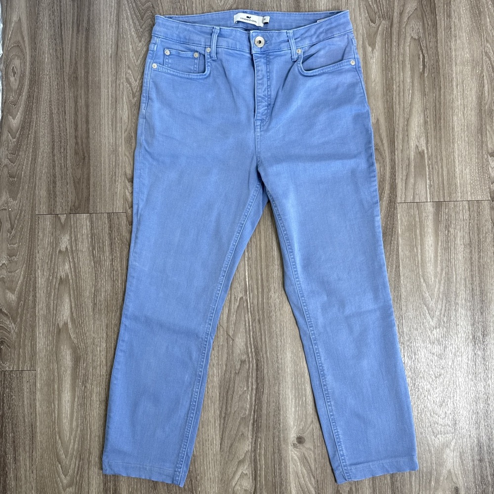 Vineyard Vines Jeans Womens 30 Blue High Rise Skinny Candiani Stretch Denim